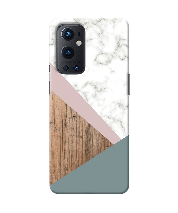 Marble wood Abstract Oneplus 9 Pro Back Cover