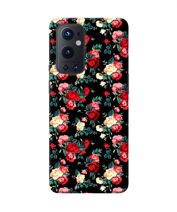 Rose Pattern Oneplus 9 Pro Back Cover