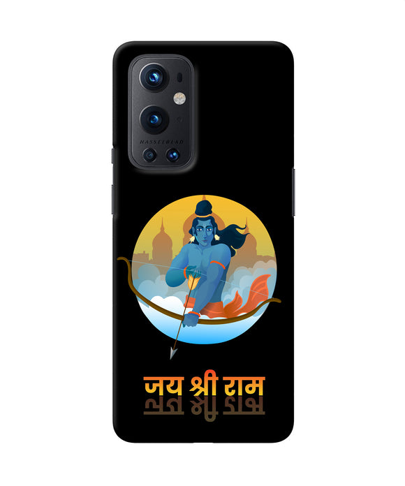 Black Jay Shree Ram Oneplus 9 Pro Back Cover