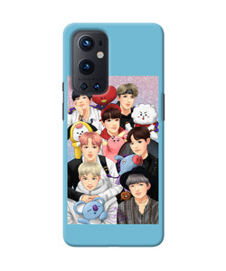 BTS with animals Oneplus 9 Pro Back Cover