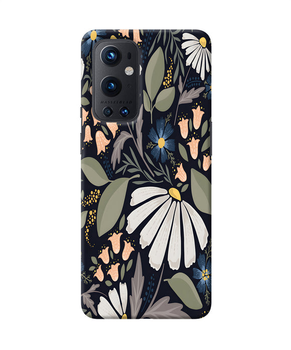 Flowers Art Oneplus 9 Pro Back Cover