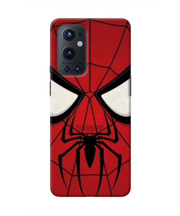 Spiderman Face Oneplus 9 Pro Real 4D Back Cover