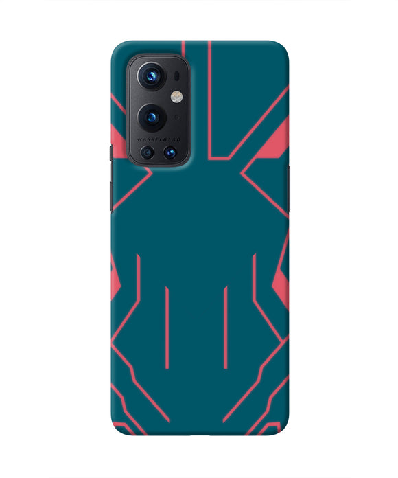 Superman Techno Oneplus 9 Pro Real 4D Back Cover