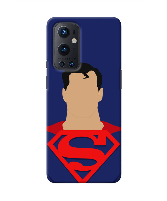 Superman Cape Oneplus 9 Pro Real 4D Back Cover