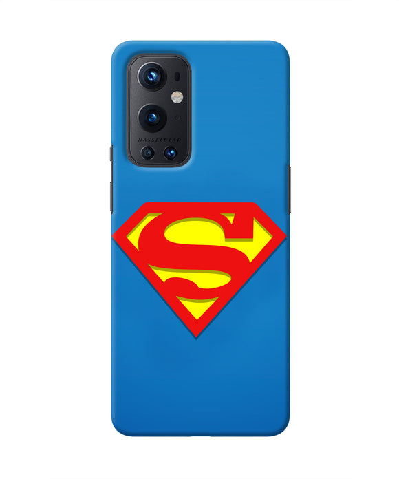 Superman Blue Oneplus 9 Pro Real 4D Back Cover