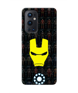 Iron Man Suit Oneplus 9 Pro Real 4D Back Cover