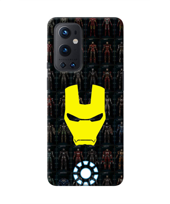 Iron Man Suit Oneplus 9 Pro Real 4D Back Cover