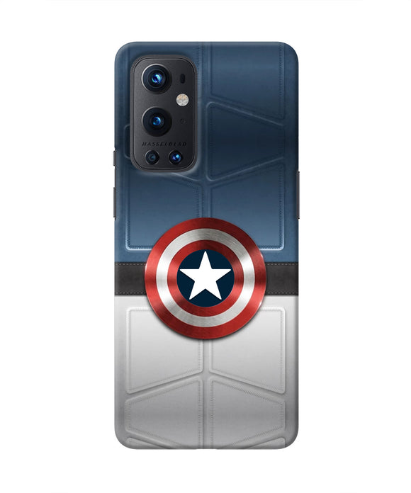 Captain America Suit Oneplus 9 Pro Real 4D Back Cover
