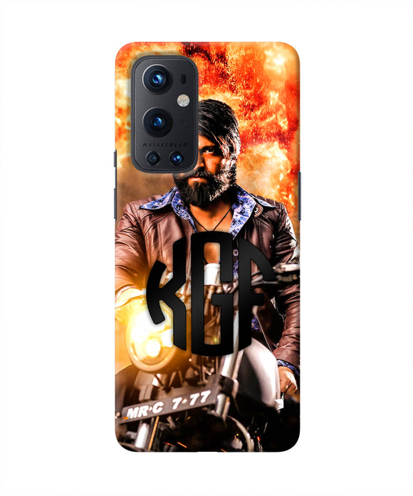 Rocky Bhai on Bike Oneplus 9 Pro Real 4D Back Cover