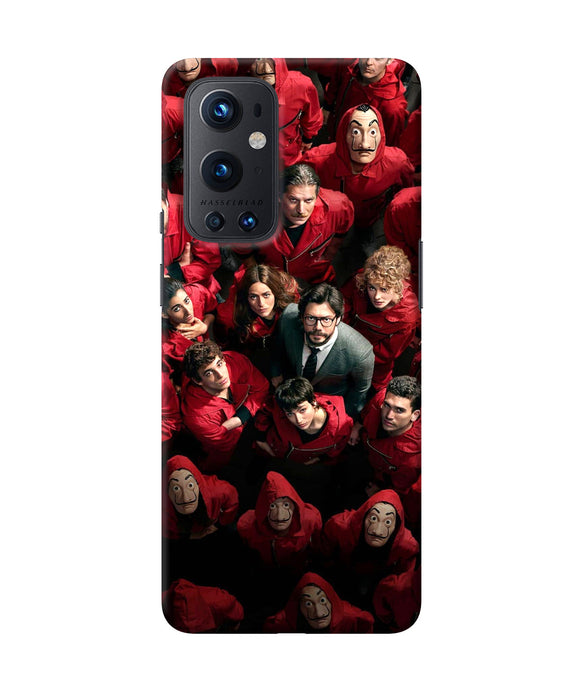 Money Heist Professor with Hostages Oneplus 9 Pro Back Cover