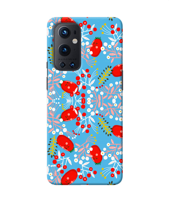 Small red animation pattern Oneplus 9 Pro Back Cover