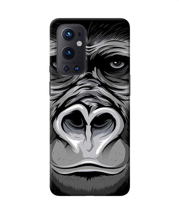 Black chimpanzee Oneplus 9 Pro Back Cover