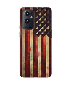 Vintage US flag Oneplus 9 Pro Back Cover