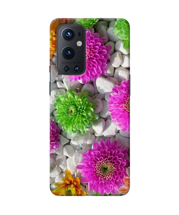 Natural flower stones Oneplus 9 Pro Back Cover
