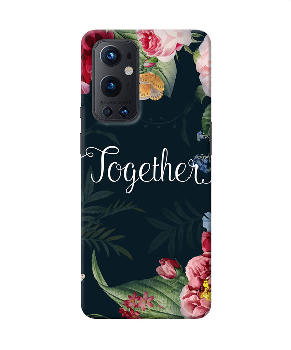 Together flower Oneplus 9 Pro Back Cover