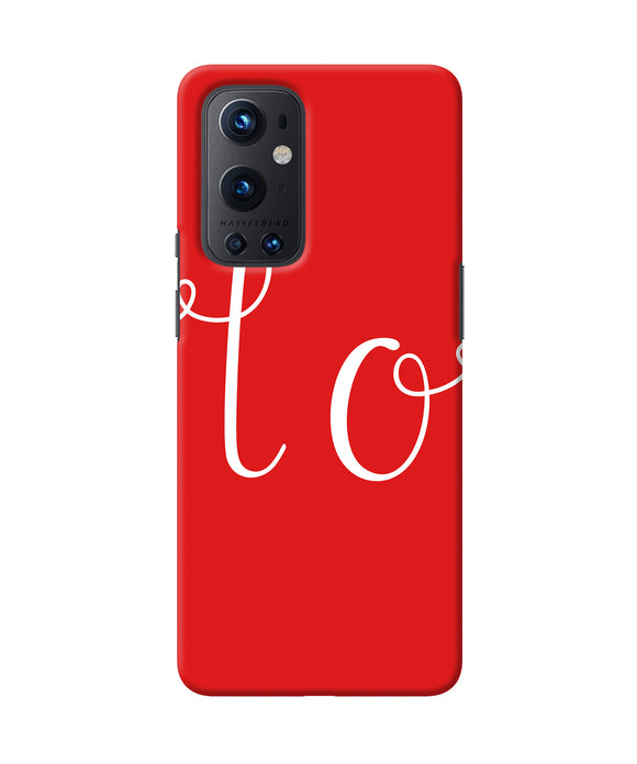 Love one Oneplus 9 Pro Back Cover
