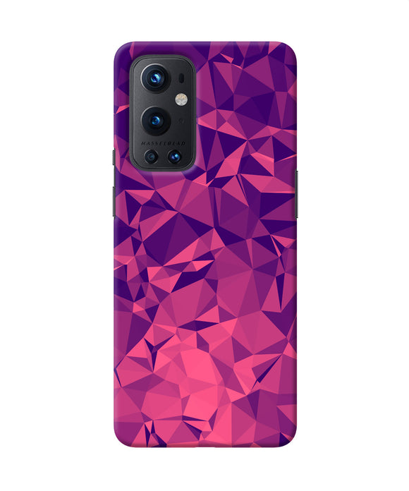 Abstract red blue shine Oneplus 9 Pro Back Cover