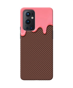 Waffle cream biscuit Oneplus 9 Pro Back Cover