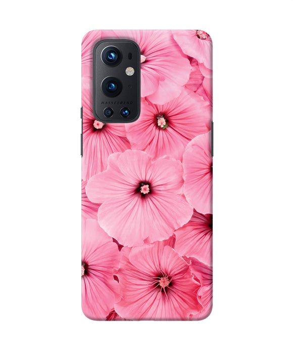 Pink flowers Oneplus 9 Pro Back Cover