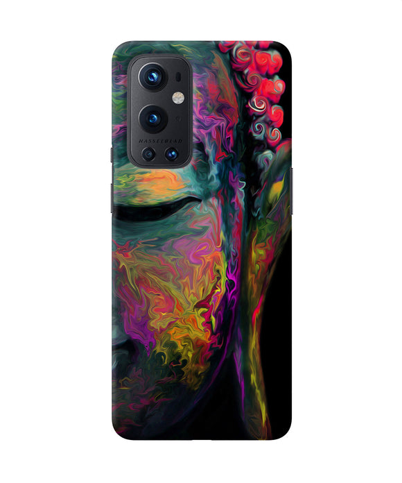 Buddha face painting Oneplus 9 Pro Back Cover