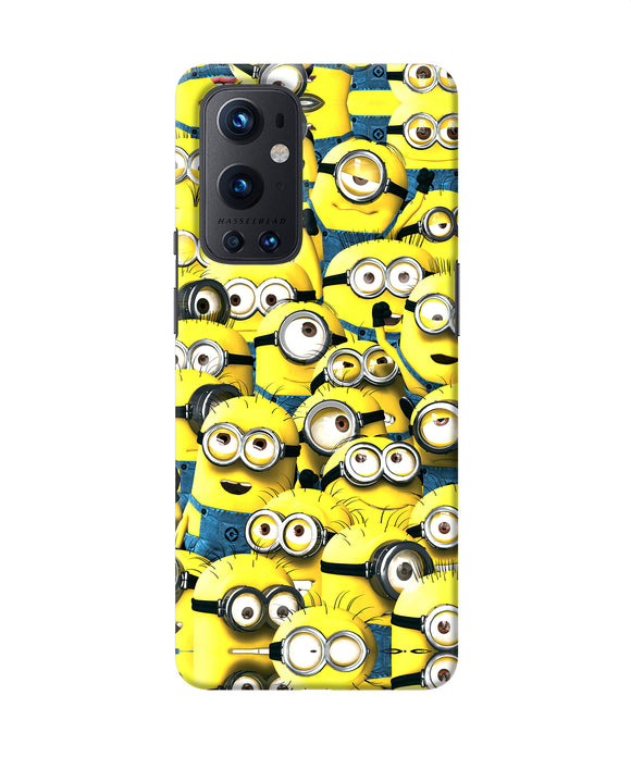 Minions mini crowd Oneplus 9 Pro Back Cover