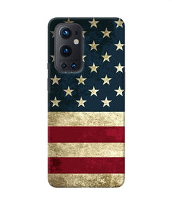 Vintage US flag Oneplus 9 Pro Back Cover