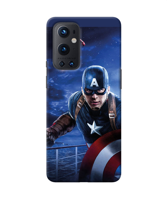 Captain with ironman Oneplus 9 Pro Back Cover