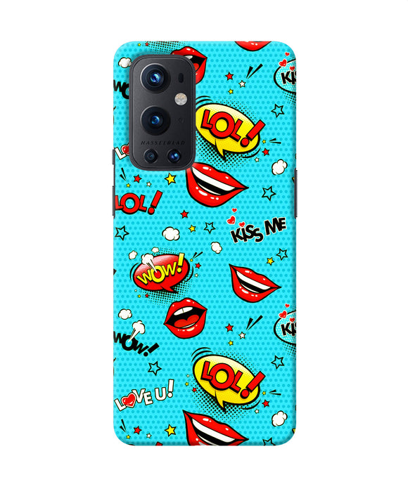 Lol lips print Oneplus 9 Pro Back Cover