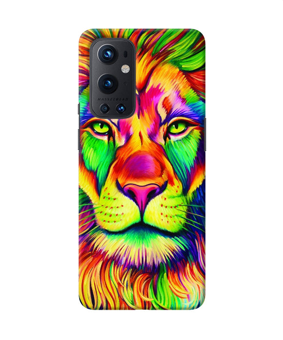 Lion color poster Oneplus 9 Pro Back Cover