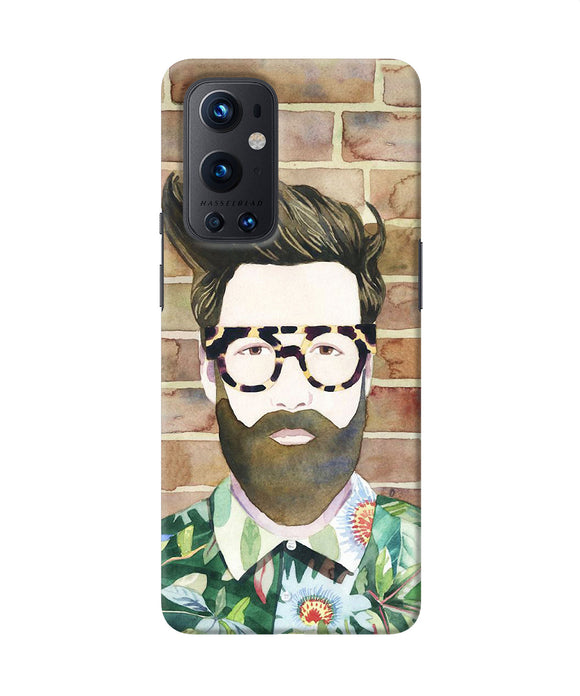 Beard man with glass Oneplus 9 Pro Back Cover