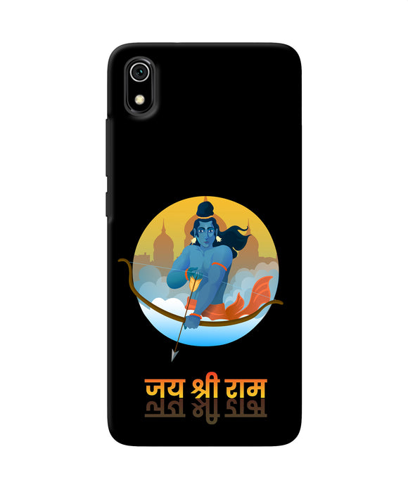 Black Jay Shree Ram Redmi 7A Back Cover