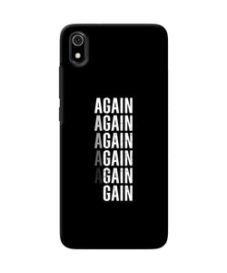 Again Again Gain Redmi 7A Back Cover