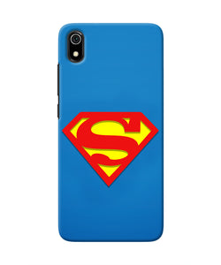 Superman Blue Redmi 7A Real 4D Back Cover