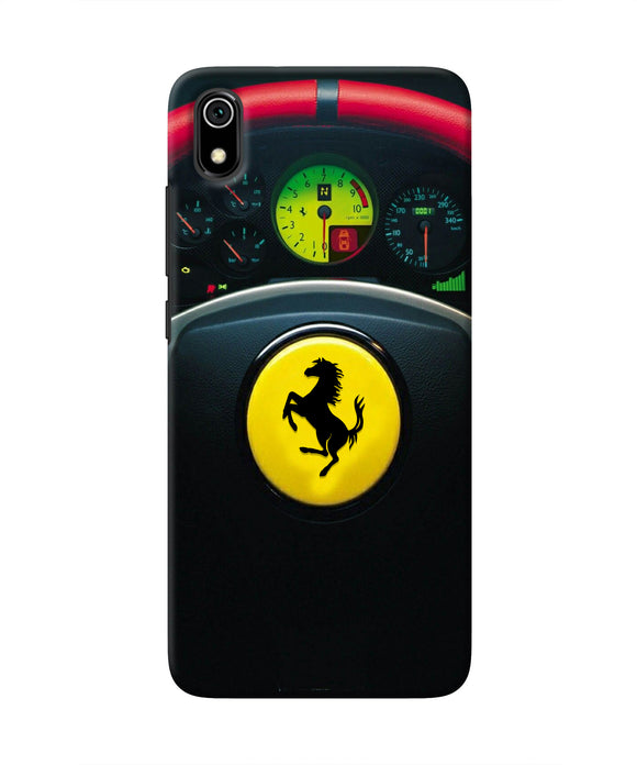 Ferrari Steeriing Wheel Redmi 7A Real 4D Back Cover