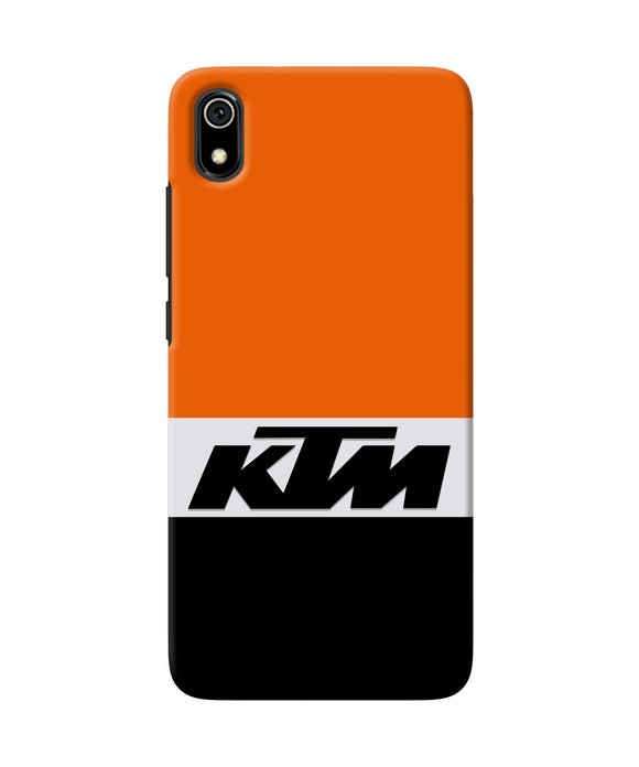 KTM Colorblock Redmi 7A Real 4D Back Cover