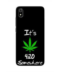 Weed Quote Redmi 7A Real 4D Back Cover