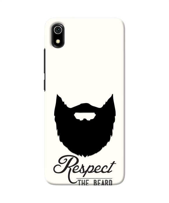 Respect the Beard Redmi 7A Real 4D Back Cover