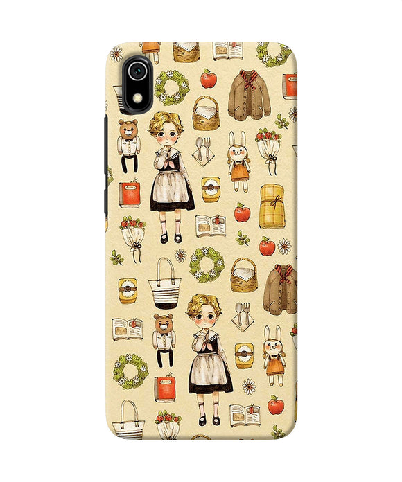 Canvas girl print Redmi 7A Back Cover