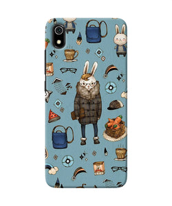 Canvas rabbit print Redmi 7A Back Cover