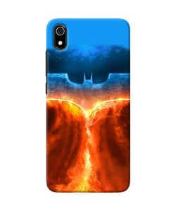 Burning batman logo Redmi 7A Back Cover