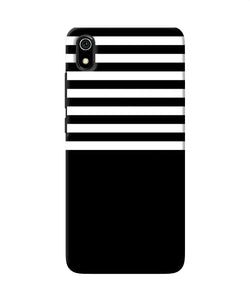 Black and white print Redmi 7A Back Cover