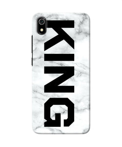 King marble text Redmi 7A Back Cover