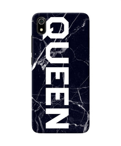 Queen marble text Redmi 7A Back Cover