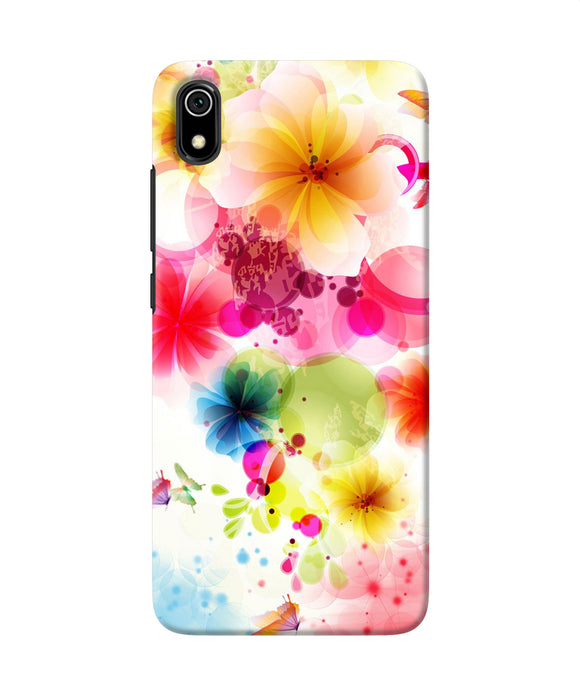 Flowers print Redmi 7A Back Cover