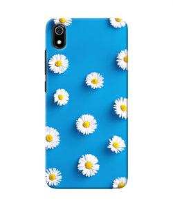 White flowers Redmi 7A Back Cover