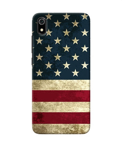 Vintage US flag Redmi 7A Back Cover