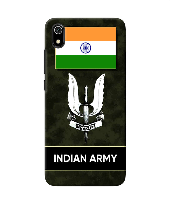 Indian flag balidan logo Redmi 7A Back Cover