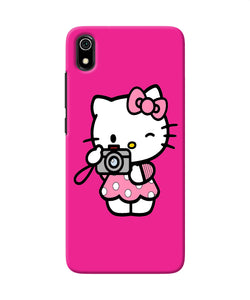 Hello kitty cam pink Redmi 7A Back Cover