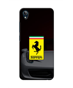 White Ferrari Vivo Y91i/Y1s Real 4D Back Cover