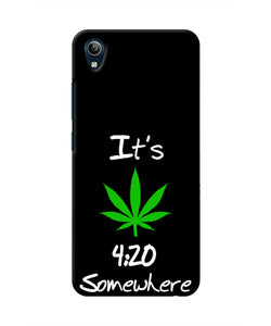 Weed Quote Vivo Y91i/Y1s Real 4D Back Cover